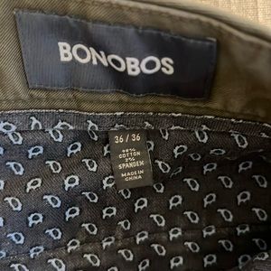 Bonobos khaki pants flat front